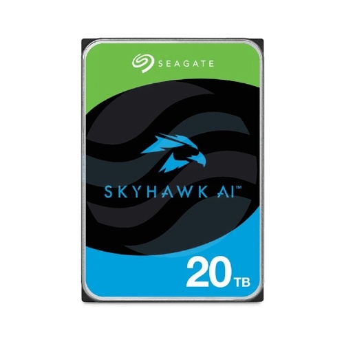 SEAGATE skyhawk AI 20 TB (ST20000VE003) Dysk CCTV do monitoringu 3.5" HDD, SATA III 6 Gb/s, 256 MB, 7200 obr./min 5