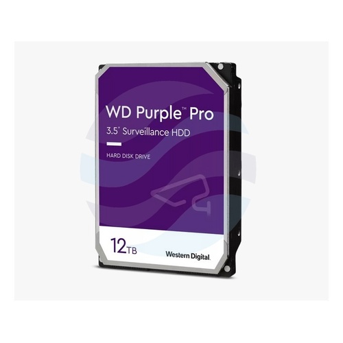 Western Digital WD Purple Pro 12 TB (WD122PURP) Dysk CCTV do monitoringu 24/7 3.5" HDD, SATA III 6 Gb/s, 256 MB, 7200 obr./min 2