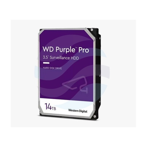Western Digital WD Purple Pro 14 TB (WD142PURP) Dysk CCTV do monitoringu 24/7 3.5" HDD, SATA III 6 Gb/s, 512 MB, 7200 obr./min 2