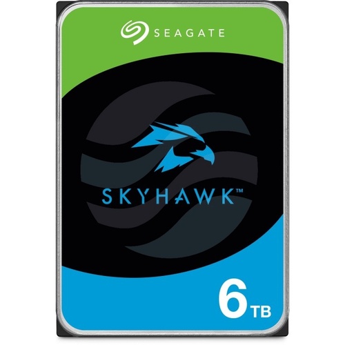 SEAGATE skyhawk 6 TB (ST6000VX009) Dysk CCTV do monitoringu 3.5" HDD, SATA III 6 Gb/s, 256 MB, 5900 obr./min 8
