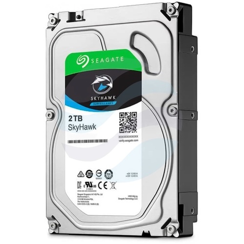 SEAGATE skyhawk 2 TB (ST2000VX017) Dysk CCTV do monitoringu 3.5" HDD, SATA III 6 Gb/s, 256 MB, 5900 obr./min 4