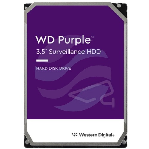 Western Digital WD Purple 2 TB (WD23PURZ) Dysk CCTV do monitoringu 24/7 3.5" HDD, SATA III 6 Gb/s, 64 MB, 5400 obr./min 3