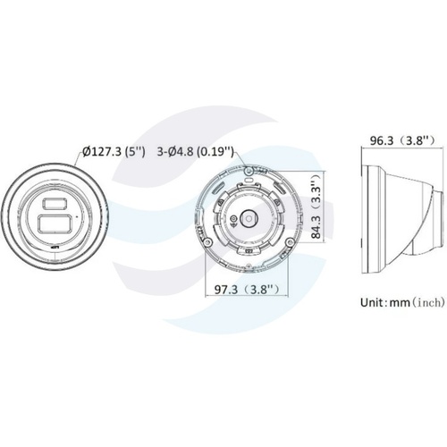 Hikvision DS-2CD2383G2-LI2U Kamera IP 8Mpix kopułowa 2.8mm, Smart Hybrid Light + AcuSense, IP67, WDR 120dB, IR 30m/ LED 30m, mSD 512GB, 2x mikrofon, Al 2