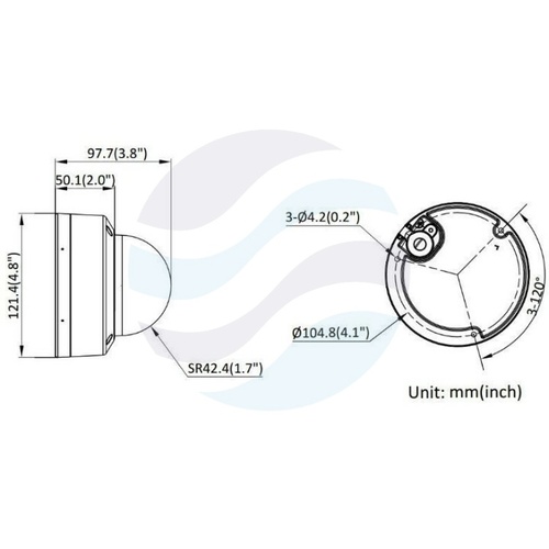 Hikvision DS-2CD1143G2-LIU Kamera IP 4Mpix kopułowa 2.8mm, Smart Hybrid Light, Motion Detection 2.0, IP67, WDR 120dB, IR 30m/ LED 30m, mikrofon, AI 2