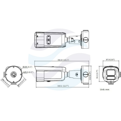 Hikvision DS-2CD2683G2-LIZS2U Kamera IP 8Mpix bullet motozoom 2.8-12mm, Smart Hybrid Light, AcuSense, WDR, IP67, mSD, IR / LED 60m, 12V DC, PoE, H.265+, 2x mikrofon, AI 2