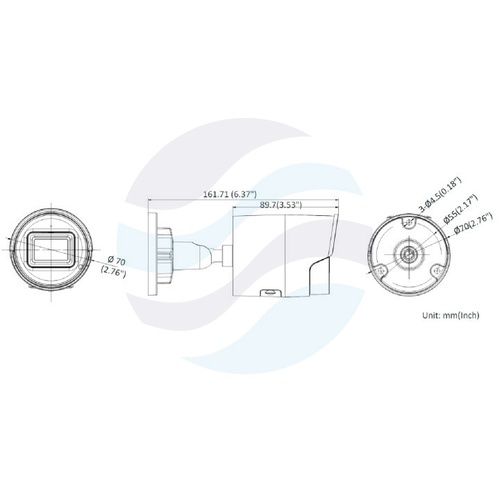 Hikvision DS-2CD2086G2-IU (2.8mm) (C) Kamera IP 8Mpix bullet 2.8mm, AcuSense, DarkFighter, IP67, WDR 120dB, IR do 40m, mSD do 256GB, H.265+, mikrofon 2