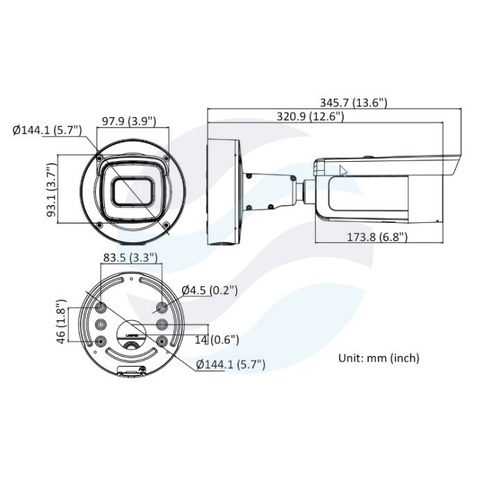 Hikvision DS-2CD2666G2-IZS (2.8-12mm) (C) (BLACK) Kamera IP 6Mpix kopułkowa motozoom 2.8-12mm, AcuSense, IP67, WDR 120dB, IR do 60m, audio, mSD do 512GB, H.265+, IK10, czarna 4