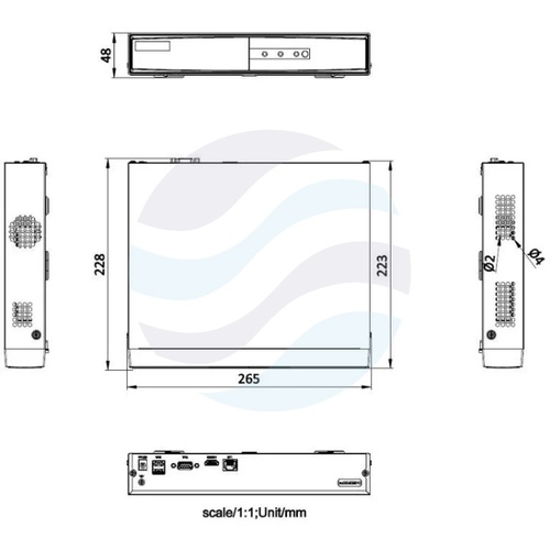 Hikvision DS-2CE70DF3T-LMFS (2.8mm) (O-STD) Kamera 4w1 TurboHD 2Mpix, kopułowa 2.8mm, TVI/AHD/CVI/CVBS, ColorVu, LED do 20m, mikrofon, głośnik, IP67 3