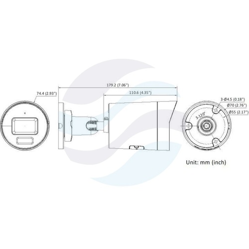 Hikvision DS-2CD2T86G2H-2I (4mm) (eF) Kamera IP 8Mpix bullet 4mm, AcuSense, Hybrid Light, IP67, WDR 120dB, IR do 60m, mSD do 512GB, H.265+ 2