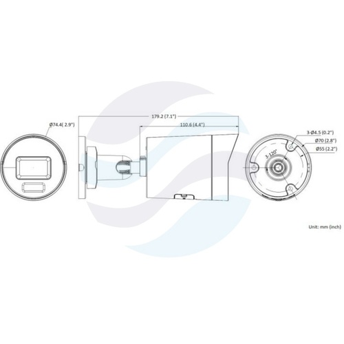 Hikvision DS-2CD2066G2H-IU (2.8mm) Kamera IP 6Mpix bullet 2.8mm, AcuSense, Hybrid Light, IP67, WDR 120dB, IR do 40m, mikrofon, mSD do 512GB, H.265+ 2