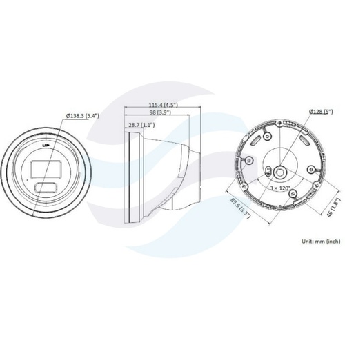 Hikvision DS-2CD2366G2H-IU (2.8mm) (BLACK) Kamera IP 6Mpix kopułowa 2.8mm, ColorVu, AcuSense, IP67, WDR 120dB, IR do 30m, mikrofon, AI, IK10, czarna 2