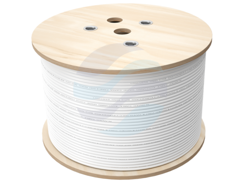 Q-LANTEC Multi-kabel Multimedia 2 x U/UTP kat.5E + 2 x RG6 + 2 x FO G657A1, LSOH, szary 500m 3