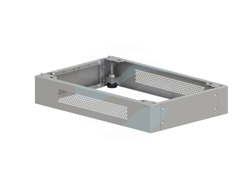 ALANTEC Cokół uniwersalny do szaf wiszących 19" regulowany 600x głęb. 400/ 500/ 600mm, szary 2
