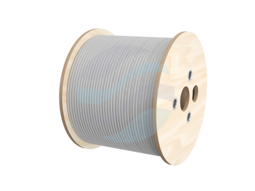ALANTEC Kabel F/FTP kat.6A 4x2x23AWG, klasa B2ca 700MHz, 10Gb/s, LSOH WEWNĘTRZNY SZARY 500m 2