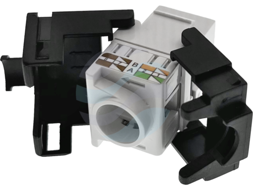 ALANTEC Moduł keystone RJ45 UTP kat.5e, beznarzędziowy PoE+ 2