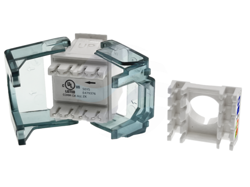 ALANTEC Moduł keystone RJ45 UTP kat.6, beznarzędziowy PoE+ 2