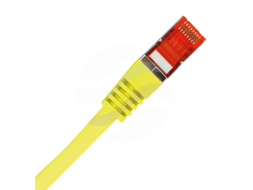 ALANTEC Patchcord F/UTP kat.6 PVC 0.25m, żółty 2