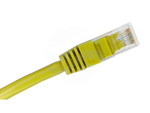 ALANTEC Patchcord U/UTP kat.6 PVC 5.0m, żółty 2