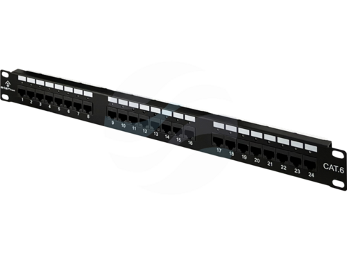 ALANTEC Patchpanel NAVI LED UTP kat.6 24-porty LSA rack 19" 1U 2