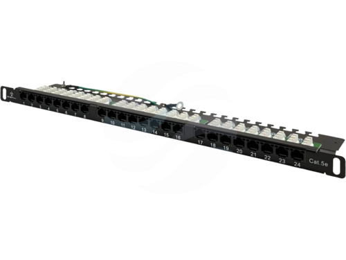 ALANTEC Patchpanel OPTIMUM UTP kat.5e 24-porty LSA rack 19" 0.5U 2