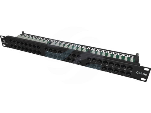ALANTEC Patchpanel OPTIMUM UTP kat.5e 48-portów LSA rack 19" 1U 2