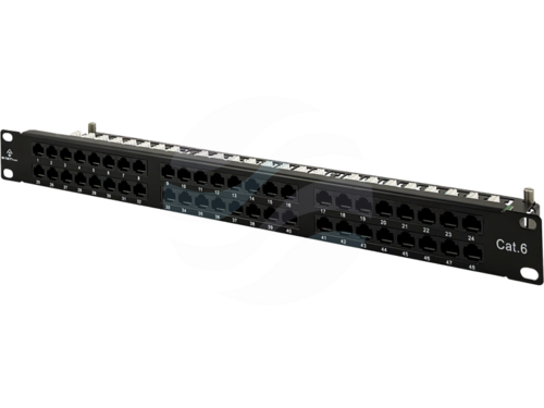 ALANTEC Patchpanel OPTIMUM UTP kat.6 48-portów LSA rack 19" 1U 2