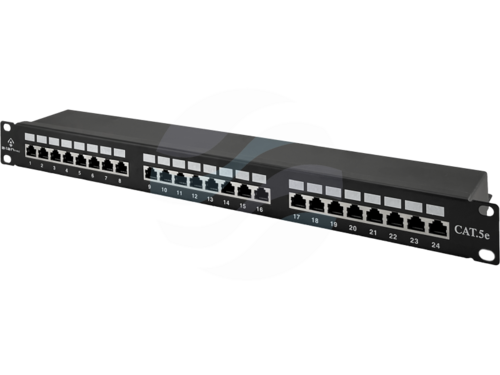 ALANTEC Patchpanel STP ekranowany 24-port kat.5e LSA rack 19" 1U 2