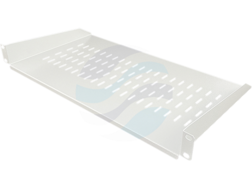 ALANTEC Półka stała 19" 1U głęb. 280mm, szara 2