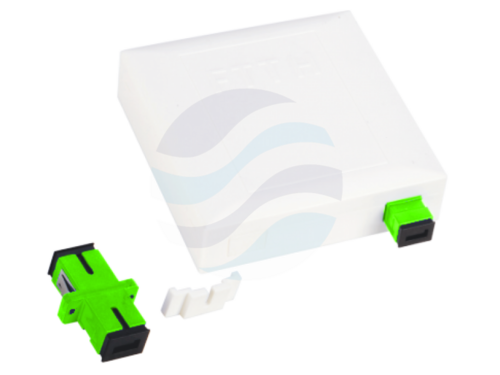 ALANTEC Przełącznica kliencka światłowodow FTTH 2 x SC simplex, bez adapterów 2