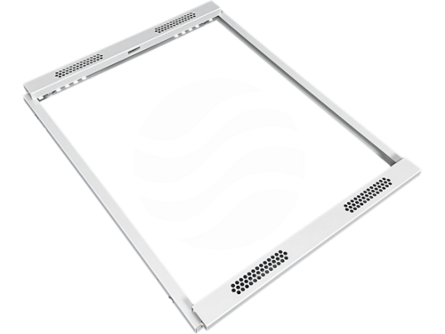 ALANTEC Szafa wisząca 19" 9U 600x500, niedzielona, drzwi szklane jednoskrzydłowe, FLAT PACK, szara 2