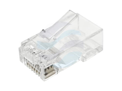 ALANTEC Wtyk RJ45 przelotowy 8p/8c kat.6 UTP drut, opak. 100szt. 2