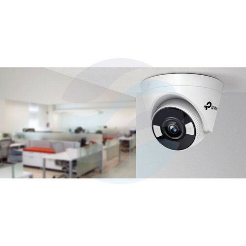 TP-Link VIGI C440 Kamera Full-color IP 4Mpx, kopułowa 4mm, 12V DC, PoE 802.3af/at, IR LED / LED 30m, DWDR, mikofon, głośnik, mSD 256GB, H265+ 3