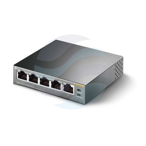 TP-Link TL-SF1005P, Switch PoE 4x 10/100Mbps 802.3af, 1x LAN Uplink, 58W, desktop 4