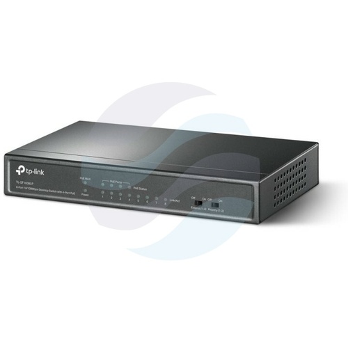 TP-Link TL-SL1311MP Switch PoE 8x 10/100Mbps PoE+ 802.3at/af, 2x Gbit, 1x SFP Combo, 124W, metal 3