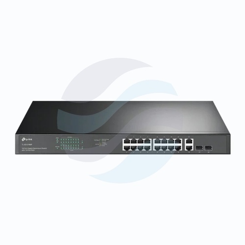 TP-Link TL-SG1218MP Switch zarządzalny gigabitowy 16x 10/100/1000Mbps PoE/PoE+ 802.3af/at, COMBO (2xSFP, 2xGIGABIT), 250W, Rack 19" 3