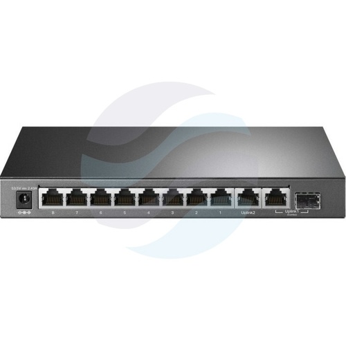 TP-Link TL-SG1210MPE Switch gigabitowy PoE+ Easy Smart 10x 10/100/1000Mbps 802.3at/af, 8x PoE+, 2x Uplink SFP/RJ45, 123W, metal 2
