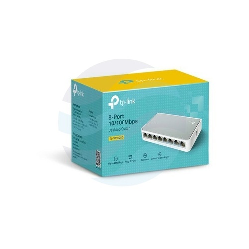 TP-Link TL-SF1008D Switch 8x 10/100Mbps, desktop plastik 2