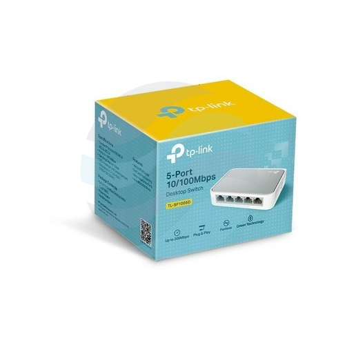 TP-Link TL-SF1005D, Switch 5x 10/100Mb/s plastik, desktop 3