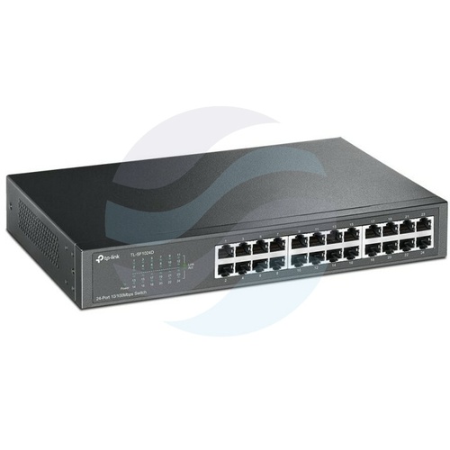 TP-Link TL-SF1024D Switch 24x 10/100Mbps, desktop/rack metal 4