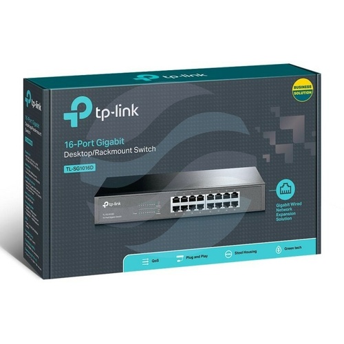 TP-Link TL-SG1016D Switch gigabitowy 16x 10/100/1000Mb/s, metal, desktop 4