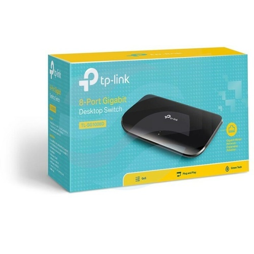 TP-Link TL-SG1008D Switch gigabitowy 8x 10/100/1000Mbps, desktop plastik 7