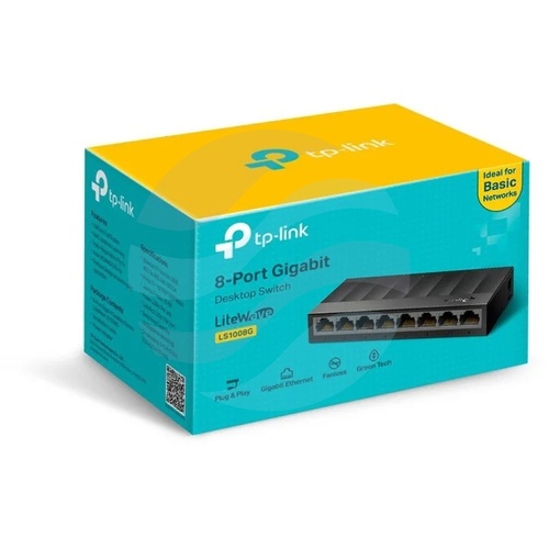TP-Link LS1008G Switch gigabitowy 8x 10/100/1000Mbps, desktop, plastik 3
