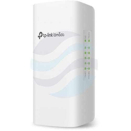 TP-Link SG2005P-PD Switch zewnętrzny Omada 5x 10/100/1000Mbps (IN 1x 10/100/1000Mbps PoE++, OUT 4x 10/100/1000Mbps 802.3at/af PoE/PoE+), IP55, 64W 6