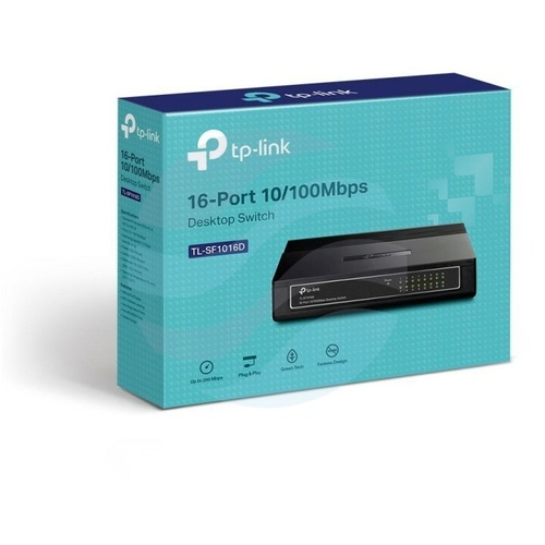 TP-Link TL-SF1016D Switch 16x 10/100Mb/s, desktop, plastik 4