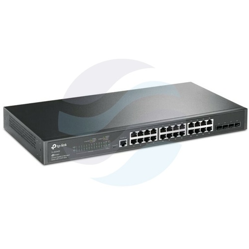 TP-Link SG3428 Switch gigabitowy zarządzalny JetStream Omada 24x 10/100/1000Mb/s, 4x SFP, QoS, IGMP, metal, Rack 19" L2 2