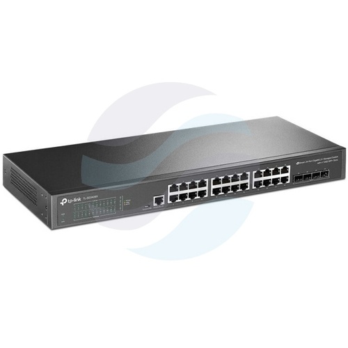 TP-Link TL-SG3428X Switch gigabitowy zarządzalny JetStream Omada 24x 10/100/1000Mbps, 4x 10G SFP+, IGMP, L2+, Rack 19", metal 3
