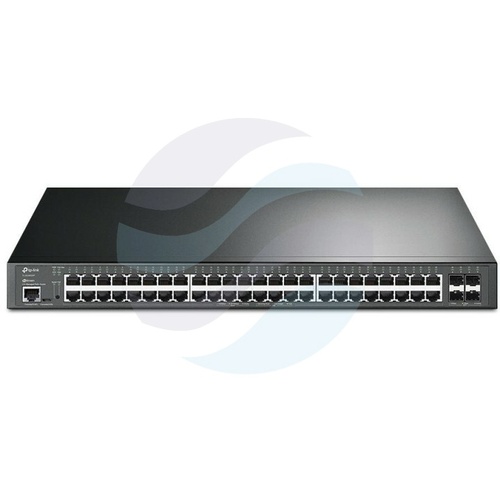 TP-Link TL-SG3452XP Switch zarządzalny JetStream Omada, 48x 10/100/1000Mbp PoE+, 4x 10G SFP+, IGMP, Rack 19", 500W, metal L2 3