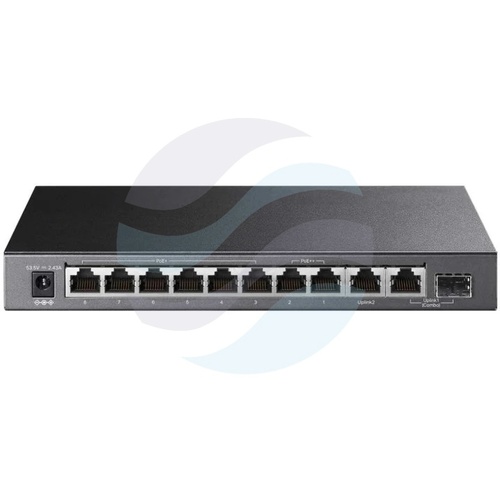TP-Link TL-SG1210PP, Switch gigabitowy PoE 10x 10/100/1000Mb/s (2x PoE++, 6x PoE+), 1x Combo SFP, 123W, desktop, metal 2