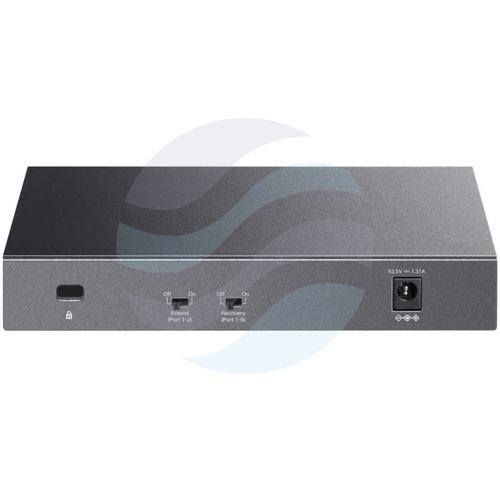 TP-Link LS108GP, Switch gigabitowy PoE 8x 10/100/1000Mb/s (8x PoE+ 802.3af/at), 62W, desktop 2