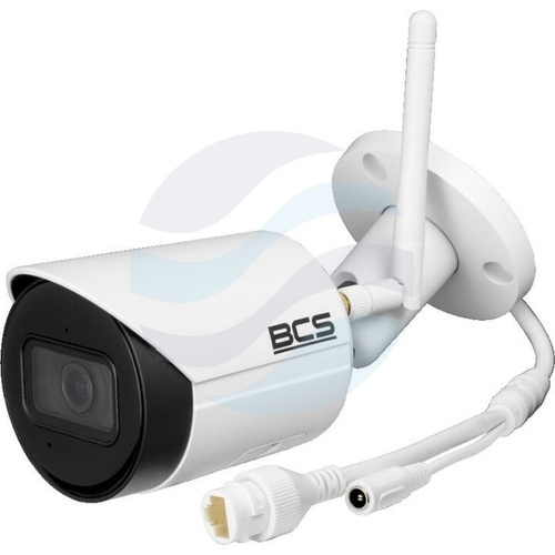 BCS LINE BCS-L-TIP12FSR3-W Kamera IP 2Mpx bullet 2.8mm, IR 30m, DWDR, mSD do 256GB, mikrofon, Wi-Fi, biała 5